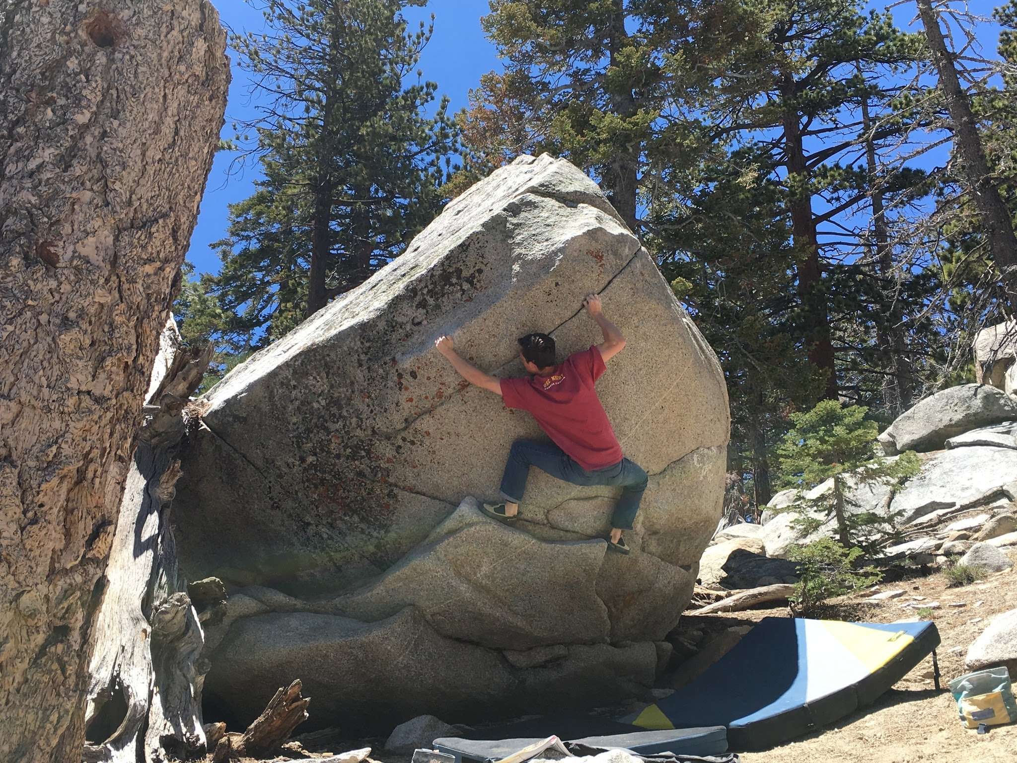 Cody making his way up Crouching Tiger, Hidden Dragon (V7)