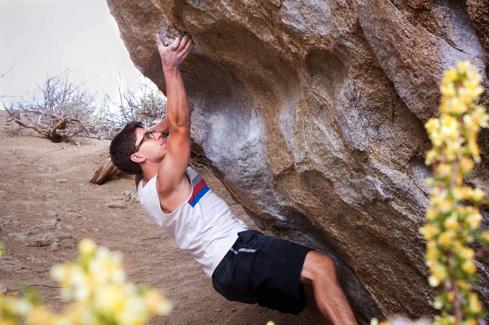 Jake, on the same climb.