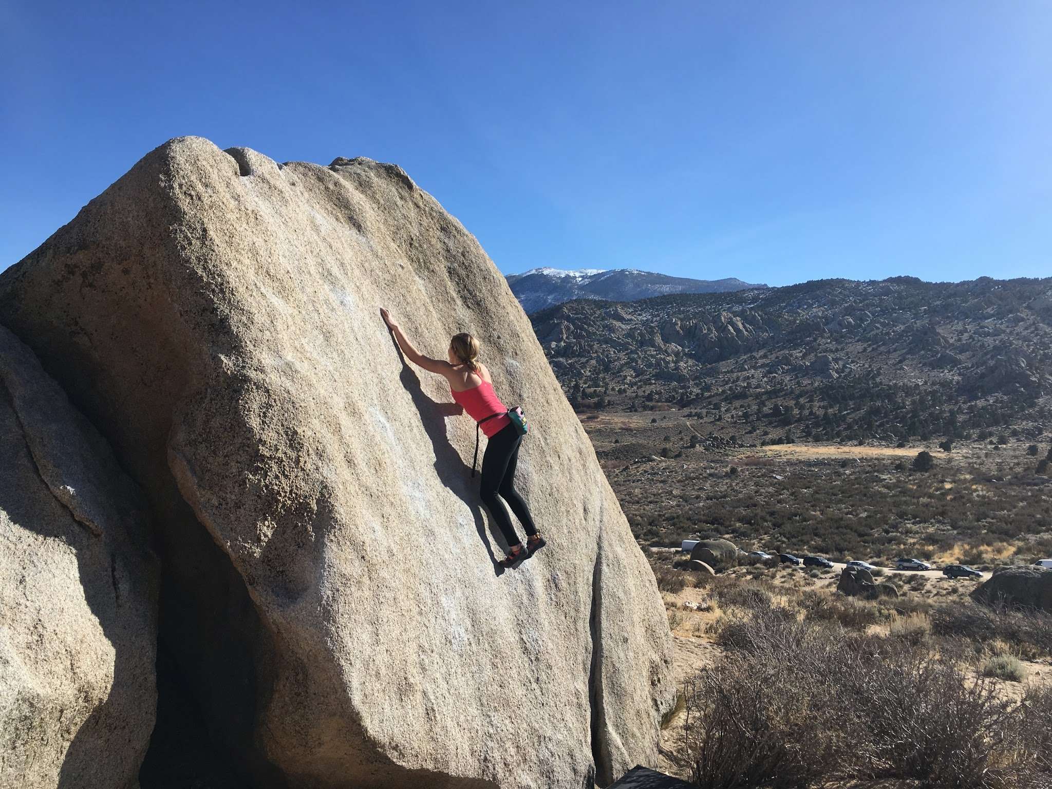 Jovanna with a balancing act on Robinson's Rubber Tester