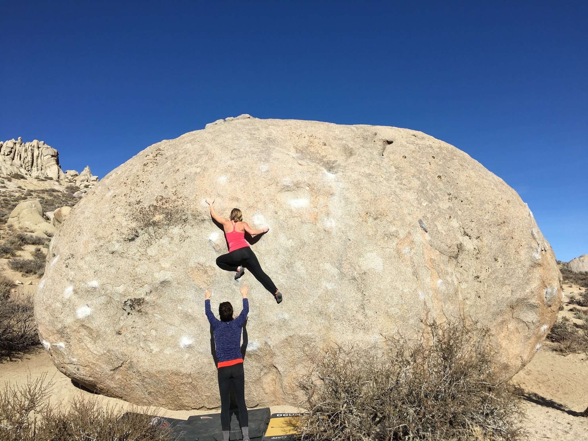 Jovanna getting really close on King Tut (V3)