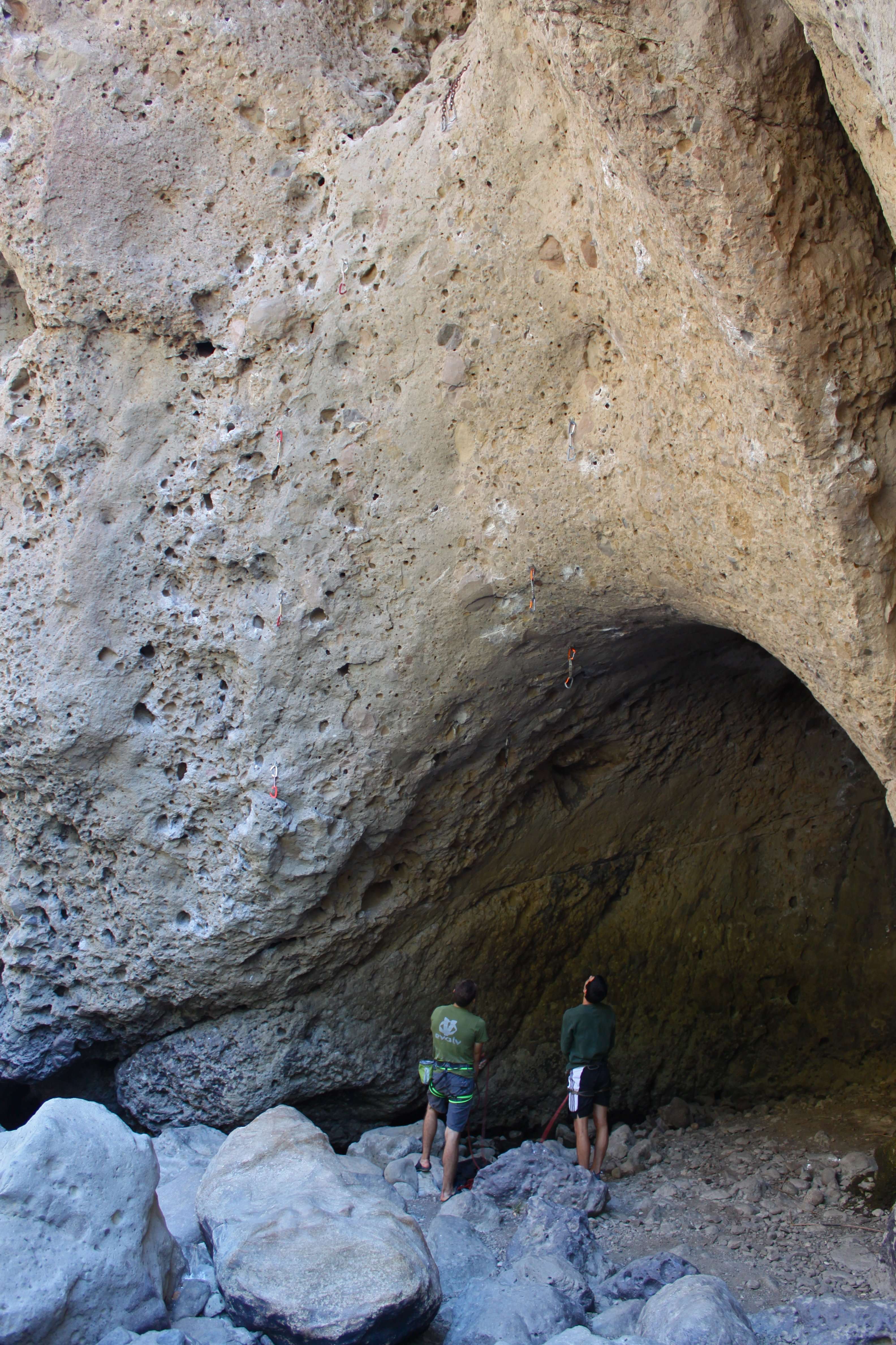 Isaac and Itai checkin' out Brenna (5.13d)