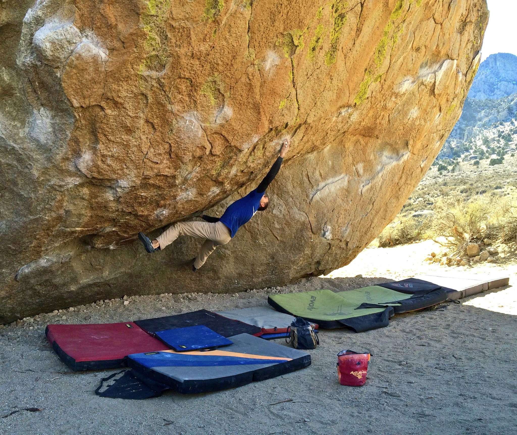 Isaac reaching for it on The Mystery (V12)