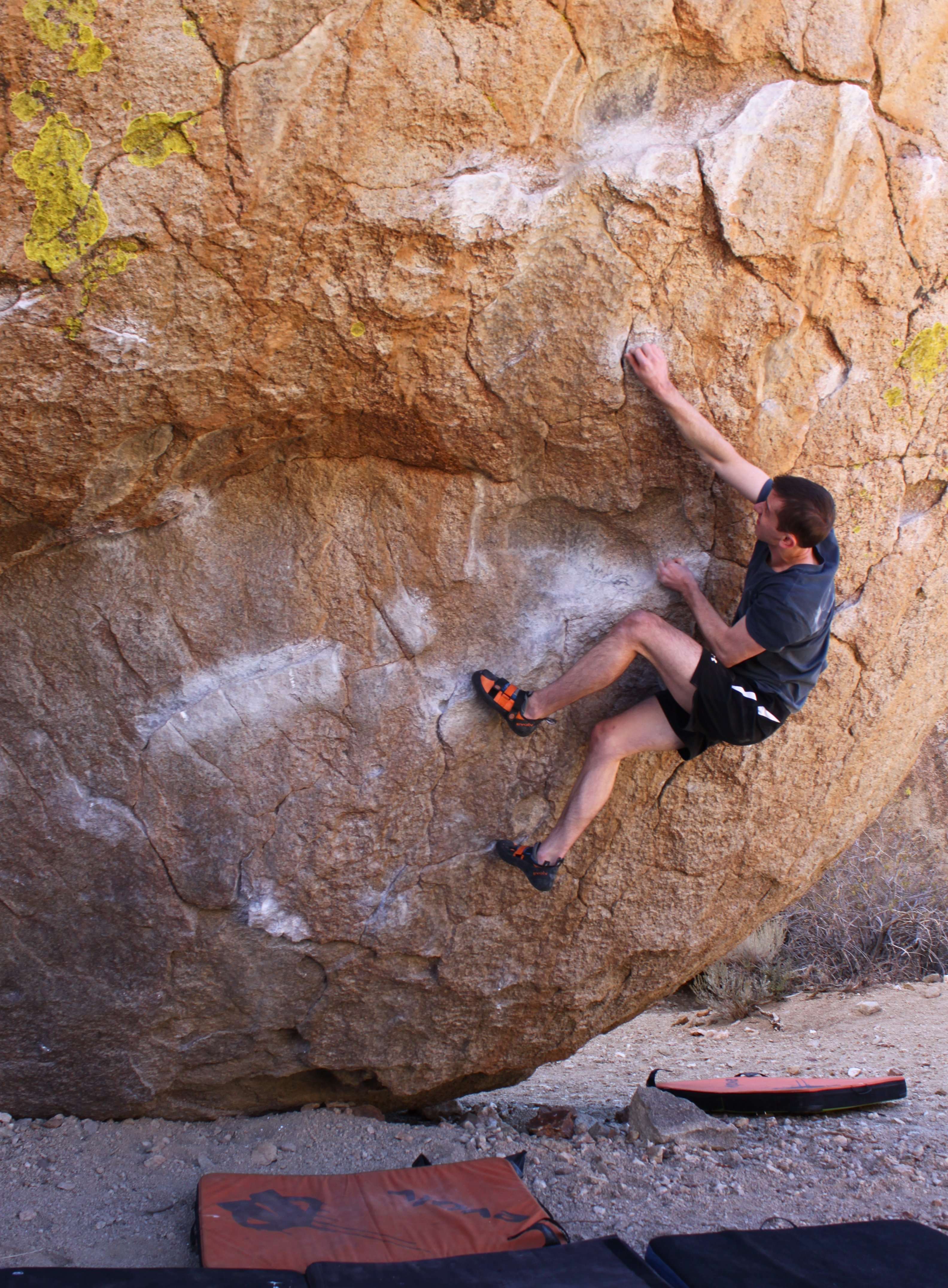 Austin trying Go Granny Go (V5)