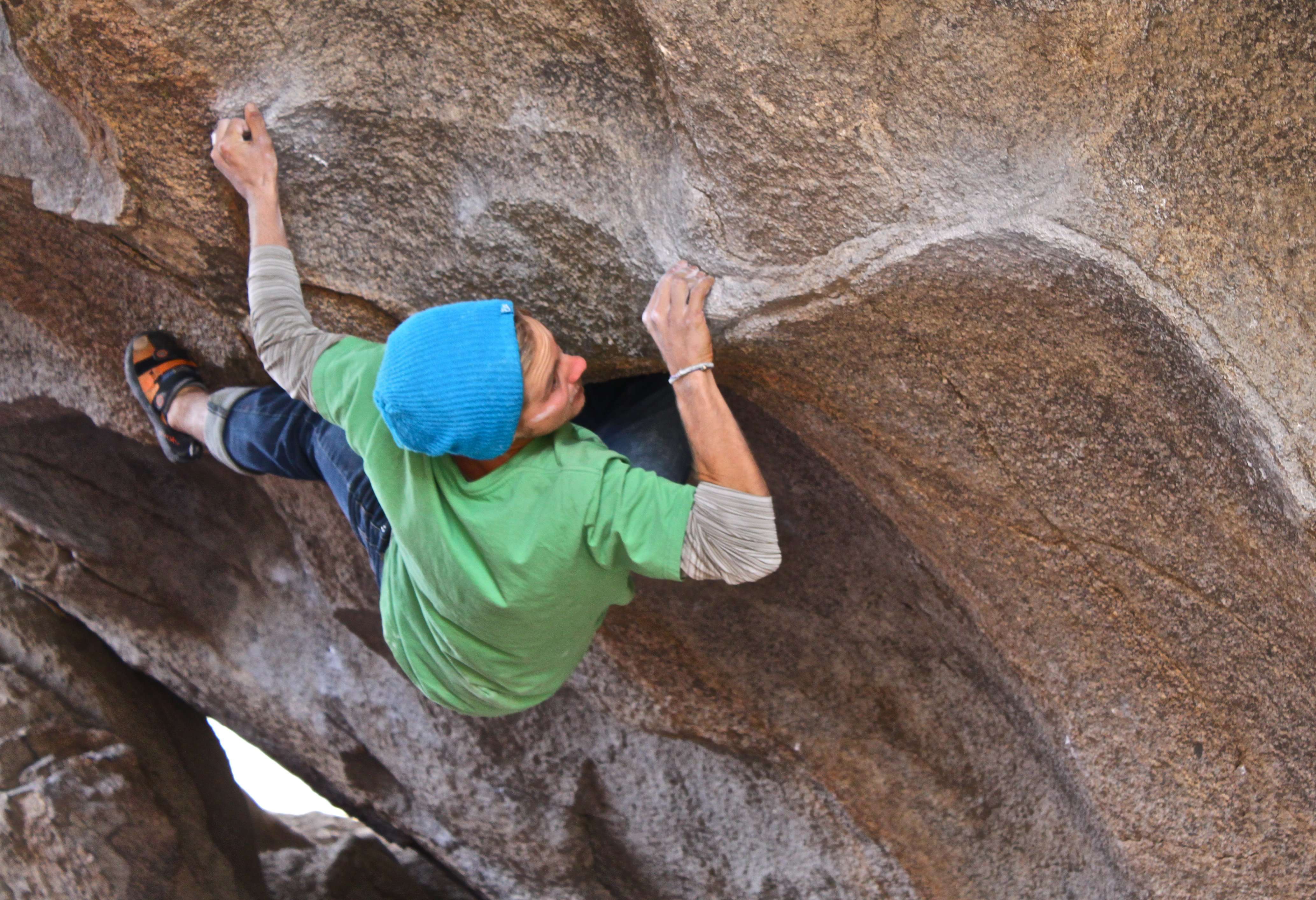 Trevor, about to bump on Moonraker (V8)