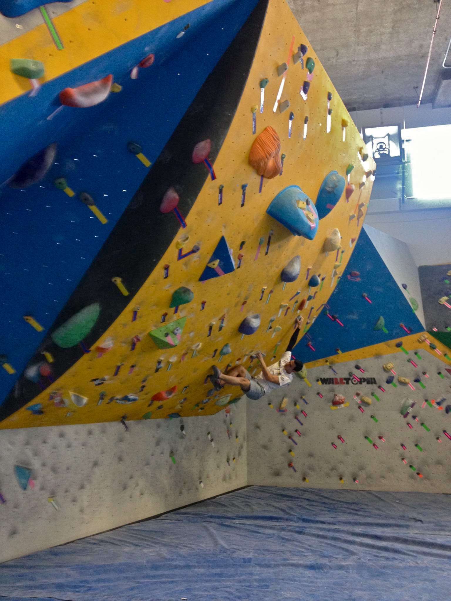 Me on the barrel boulder