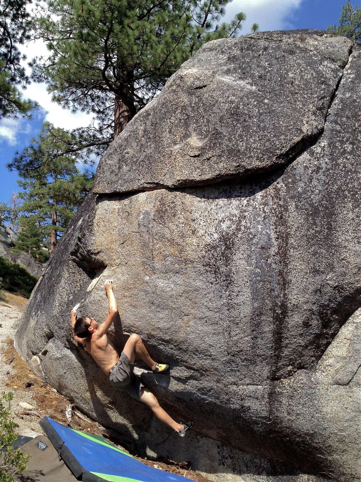 Chris, about to match the crimp rail