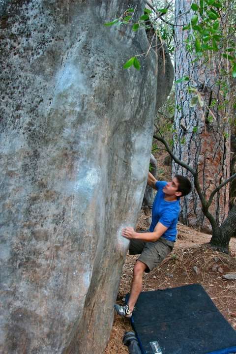 Alex on Lobster Claw, V5